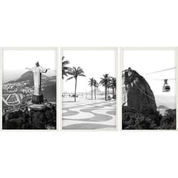Kit Quadros Decorativos Rio de Janeiro PB