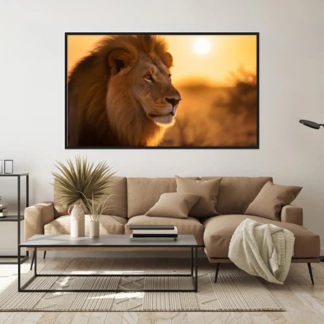 Quadro Decorativo Leão