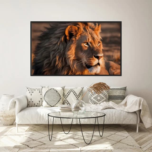 Quadro Decorativo Leão