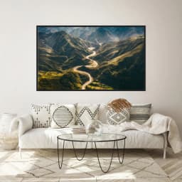 Quadro Decorativo Montanha Em Taiwan