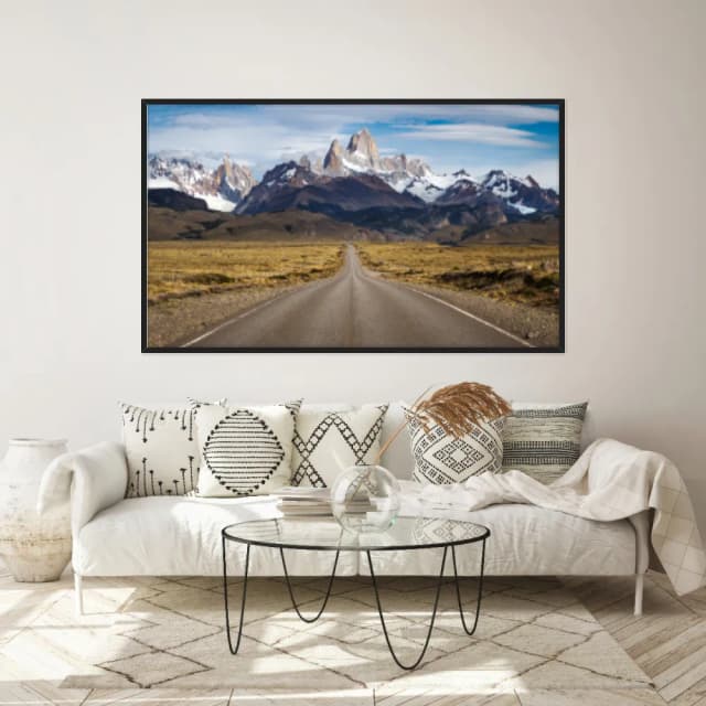 Quadro Decorativo Estrada Com Montanhas