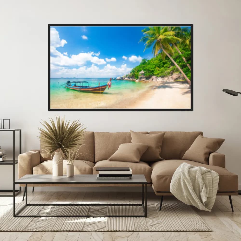 Quadro Decorativo Beira Do Mar