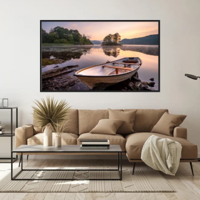 Quadro Decorativo No Lago