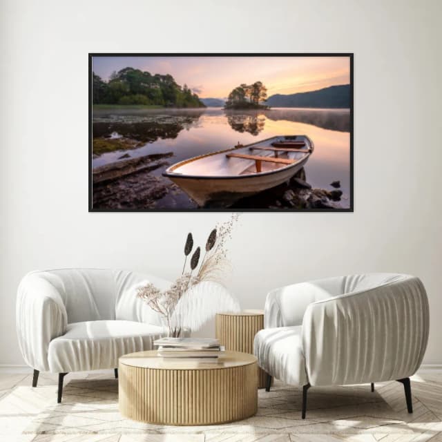 Quadro Decorativo No Lago