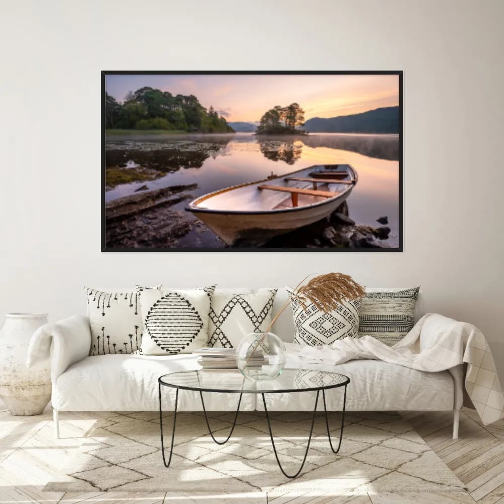 Quadro Decorativo No Lago