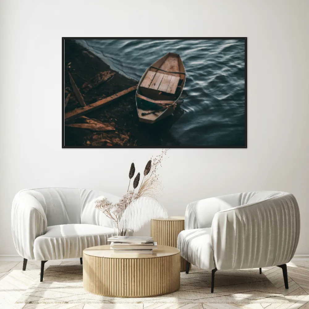 Quadro Decorativo Beira De Lago