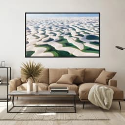 Quadro Decorativo Dunas De Areia Branca