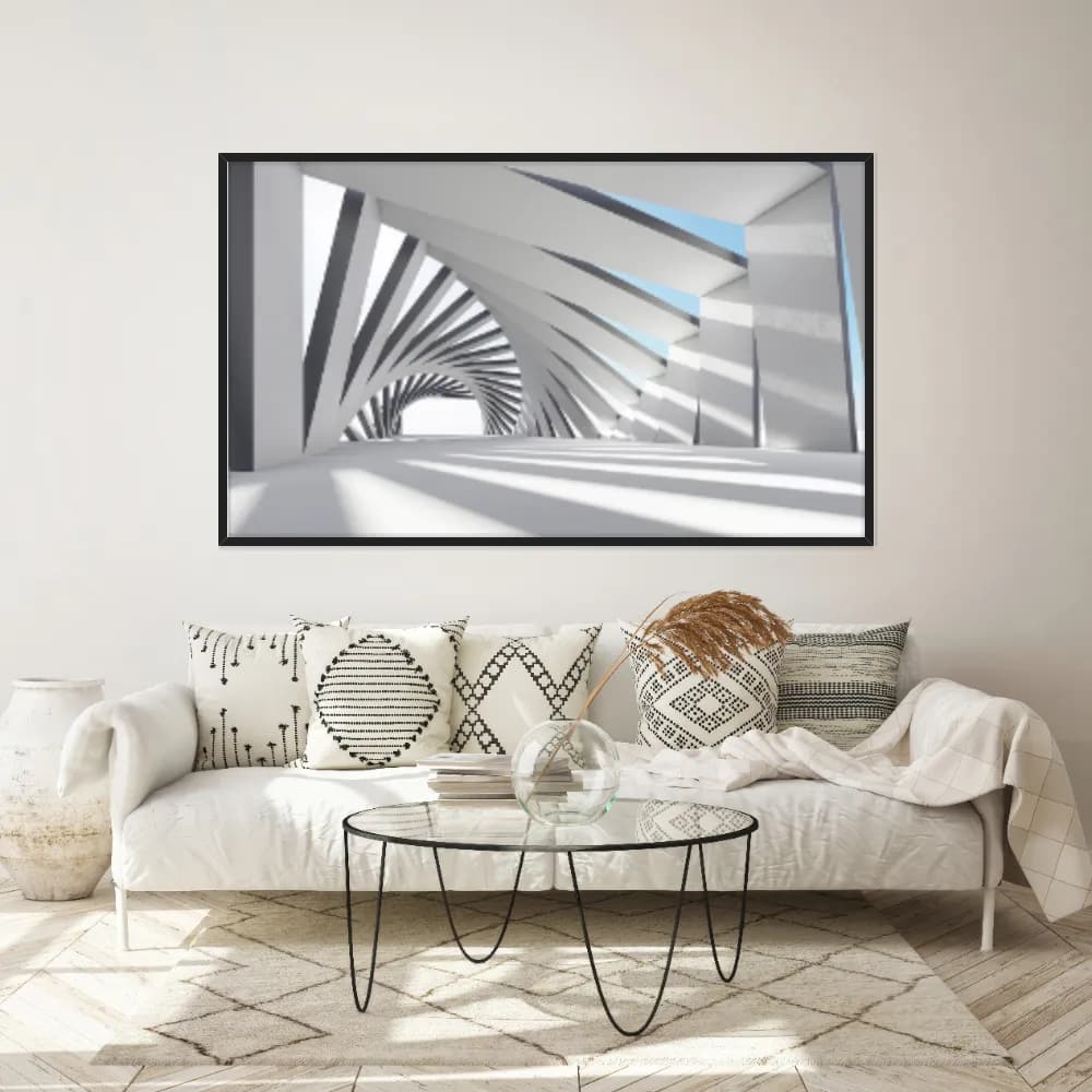 Quadro Decorativo Construção Geométrica