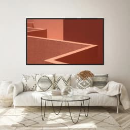 Quadro Decorativo Paredes De Formas Geométricas