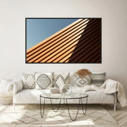 Quadro Decorativo Estrutura De Madeira