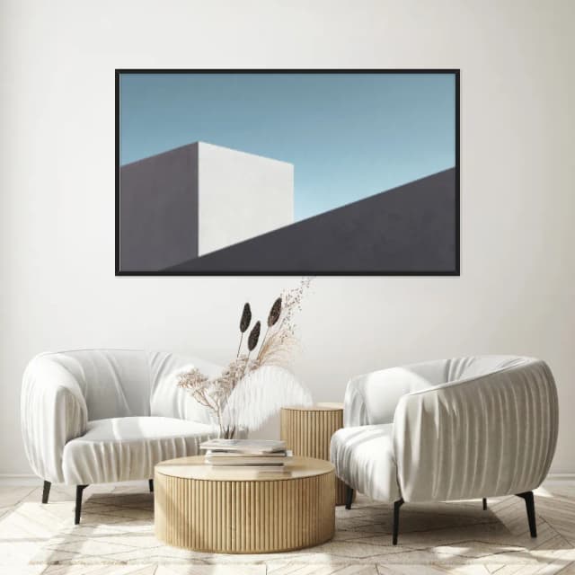 Quadro Decorativo Construção Geométrica