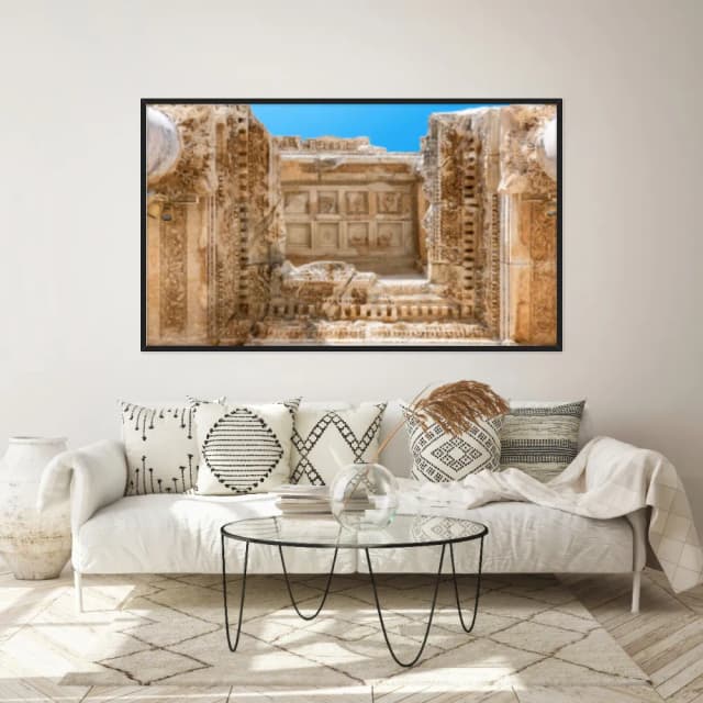 Quadro Decorativo Ruinas Da Biblioteca Celsius