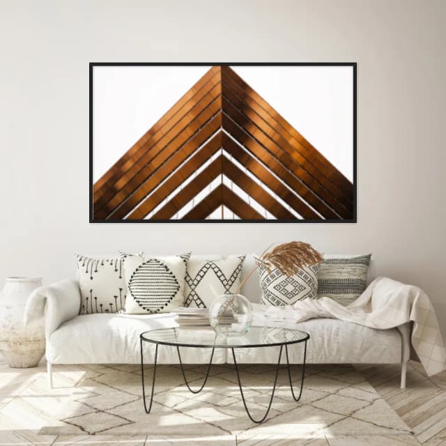 Quadro Decorativo Fachada Edificio De Bronze