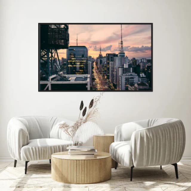 Quadro Decorativo Avenida Paulista Sao Paulo