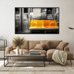 Quadro Decorativo Metro Nova York