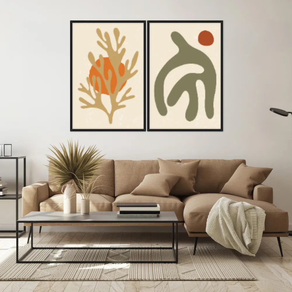 Kit Quadros Decorativos Formas