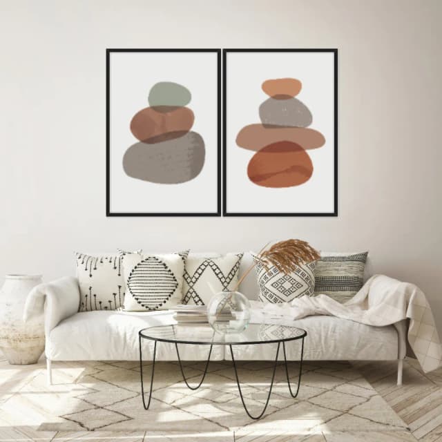 Kit Quadros Decorativos Orgânico