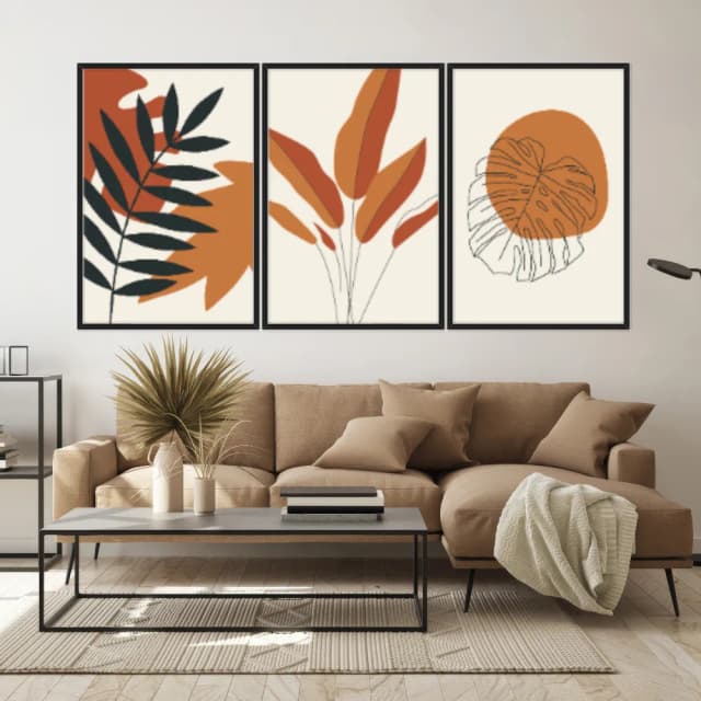 Kit Quadros Decorativos Tropical