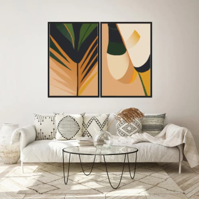 Kit Quadros Decorativos Tropical