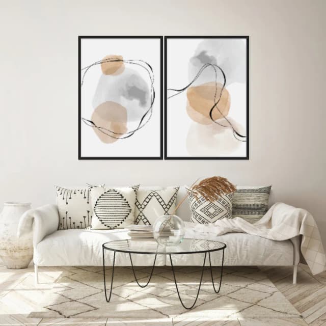 Kit Quadros Decorativos Minimalista