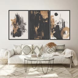 Kit Quadros Decorativos Texturas