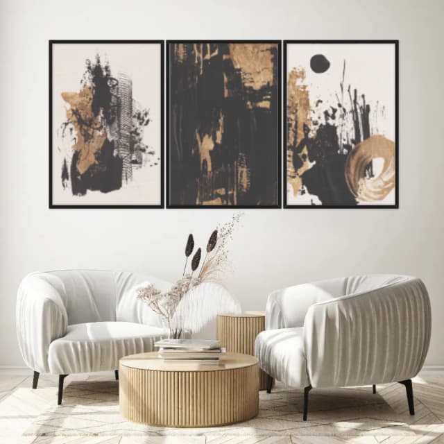 Kit Quadros Decorativos Texturas