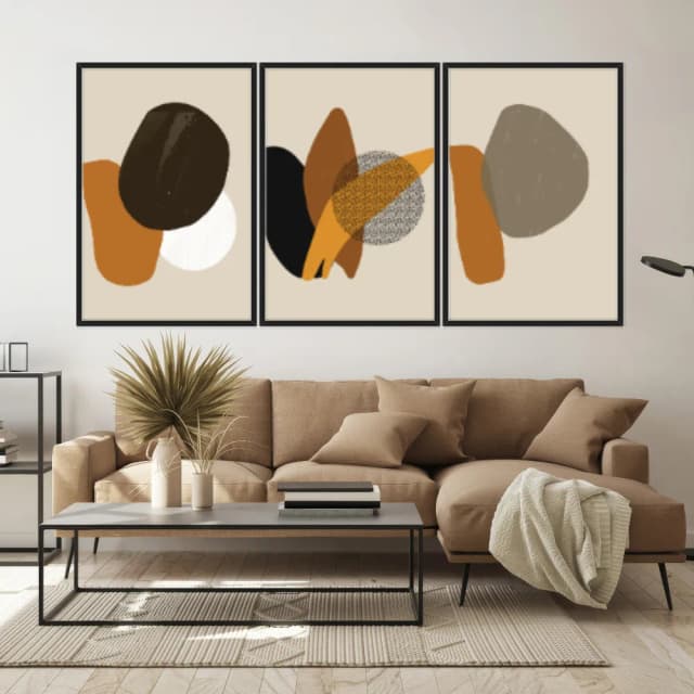 Kit Quadros Decorativos Formas