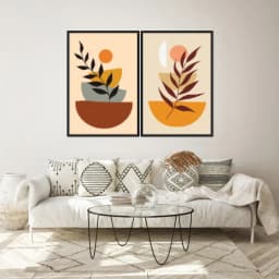Kit Quadros Decorativos Tropical