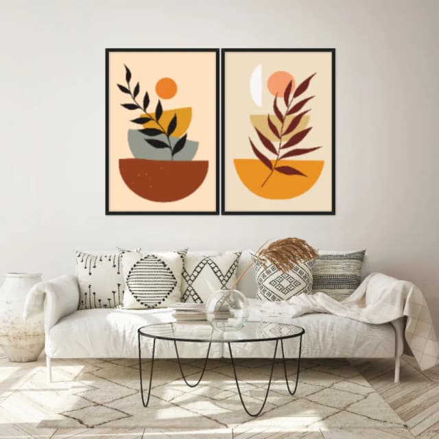 Kit Quadros Decorativos Tropical