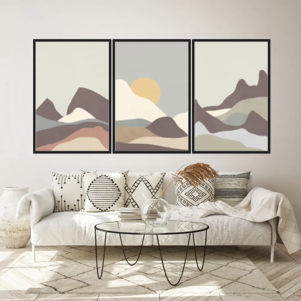Kit Quadros Decorativos Montanha