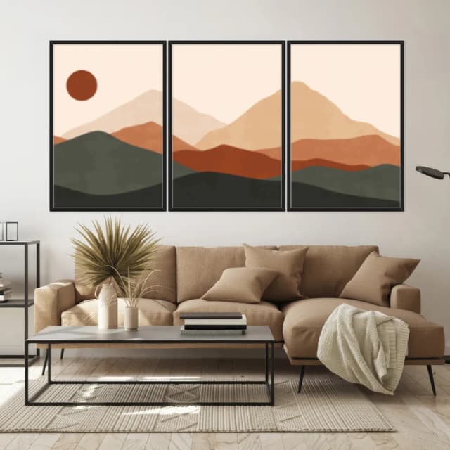 Kit Quadros Decorativos Montanha