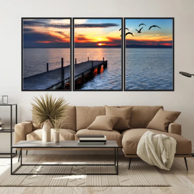 Kit Quadros Decorativos Passarela