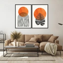 Kit Quadros Decorativos Tropical