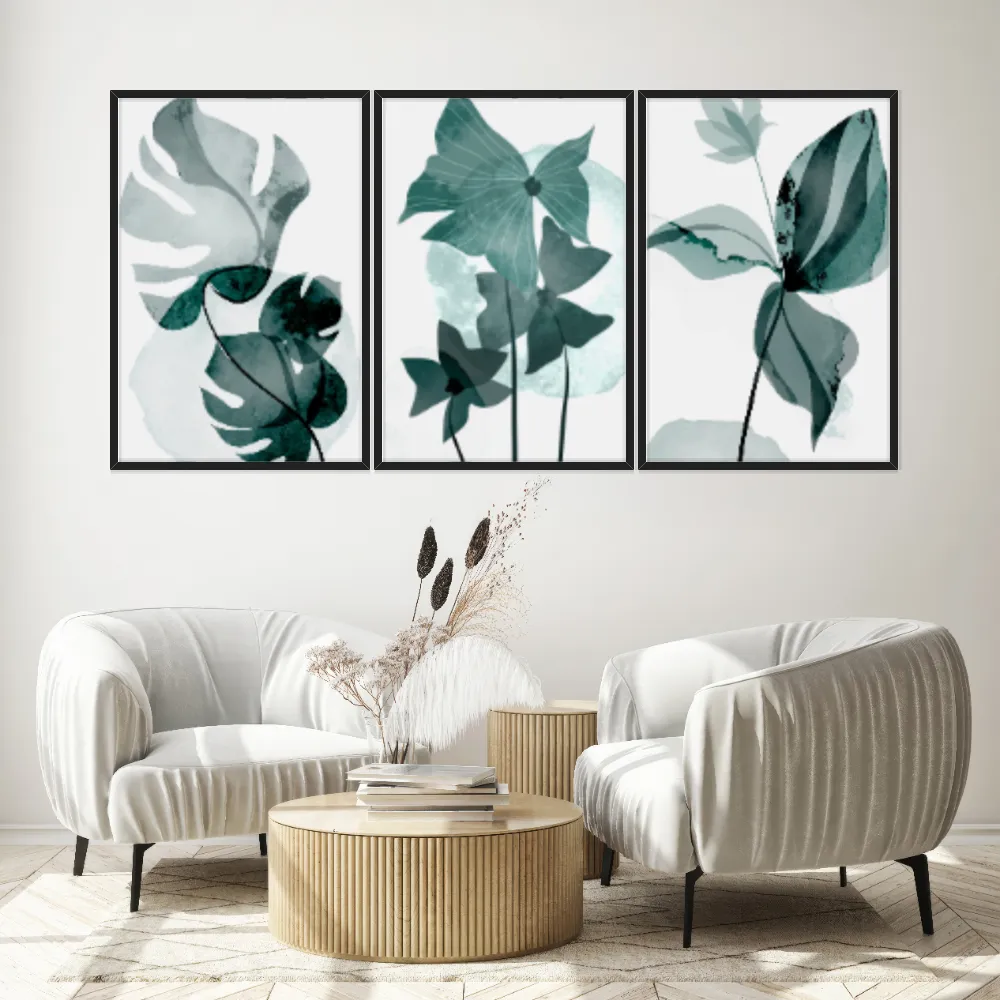 Kit Quadros Decorativos Costela De Adão