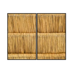 Kit Quadros Decorativos Madeira De Bambu