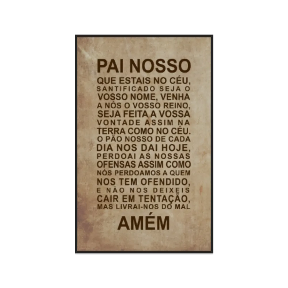Quadro Decorativo Pai Nosso