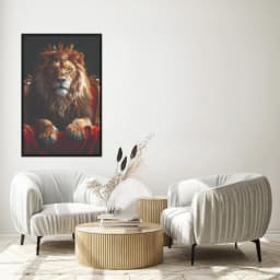 Quadro Decorativo Leão