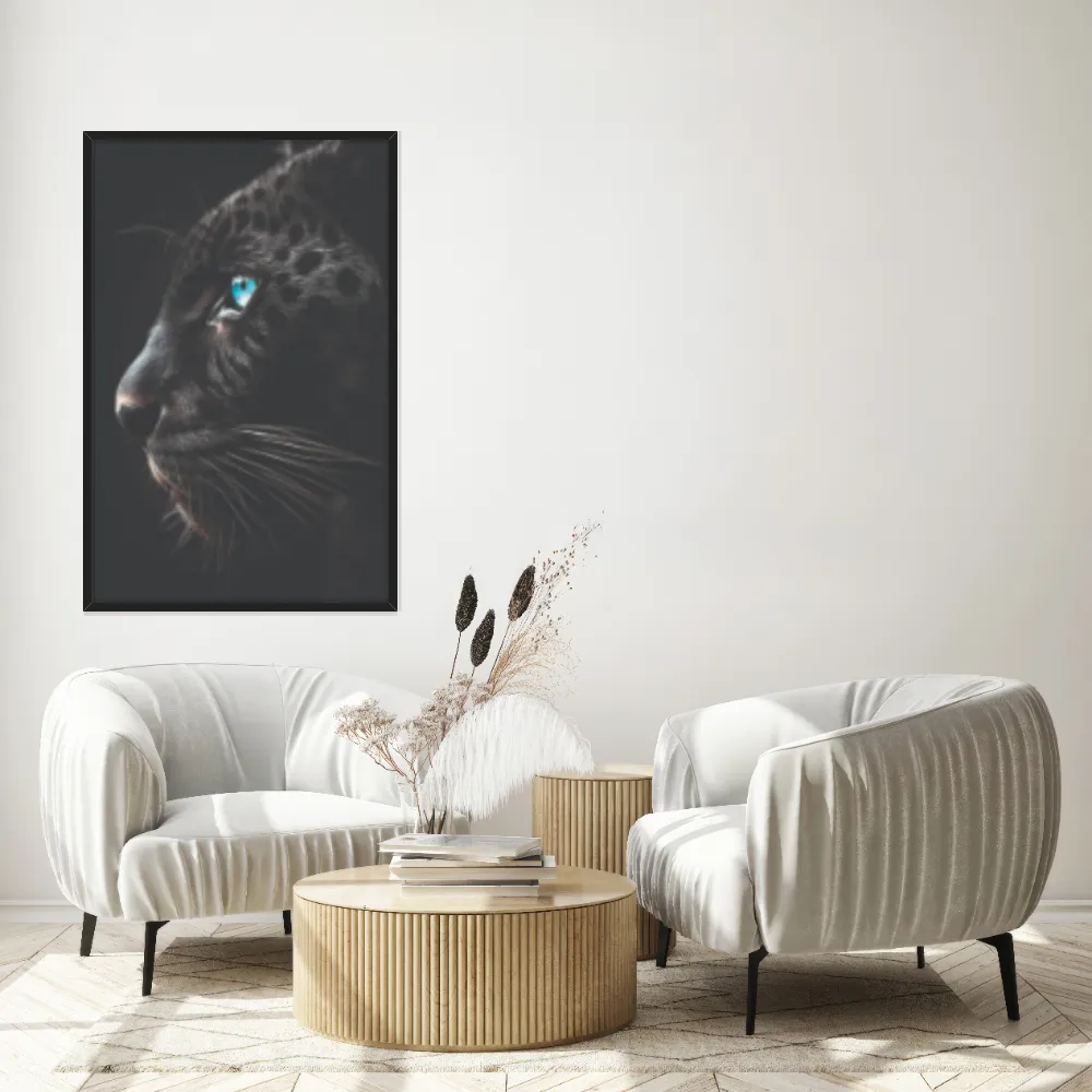 Quadro Decorativo Pantera Negra
