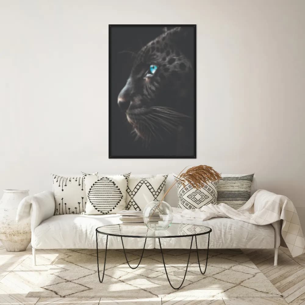 Quadro Decorativo Pantera Negra