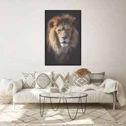 Quadro Decorativo Leão