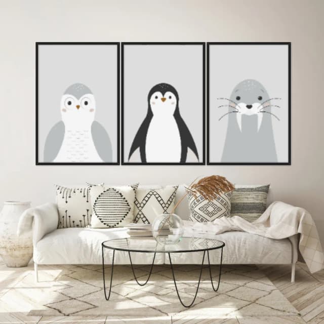 Kit Quadros Decorativos Safari