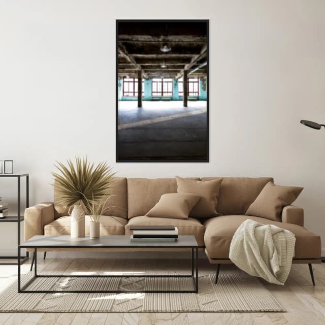 Quadro Decorativo Sala Com Janelas