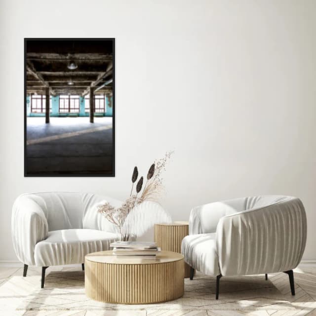 Quadro Decorativo Sala Com Janelas