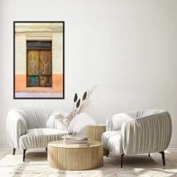 Quadro Decorativo Madeira Colorida