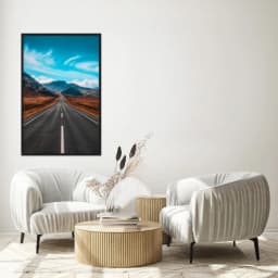 Quadro Decorativo Estrada Com Montanhas