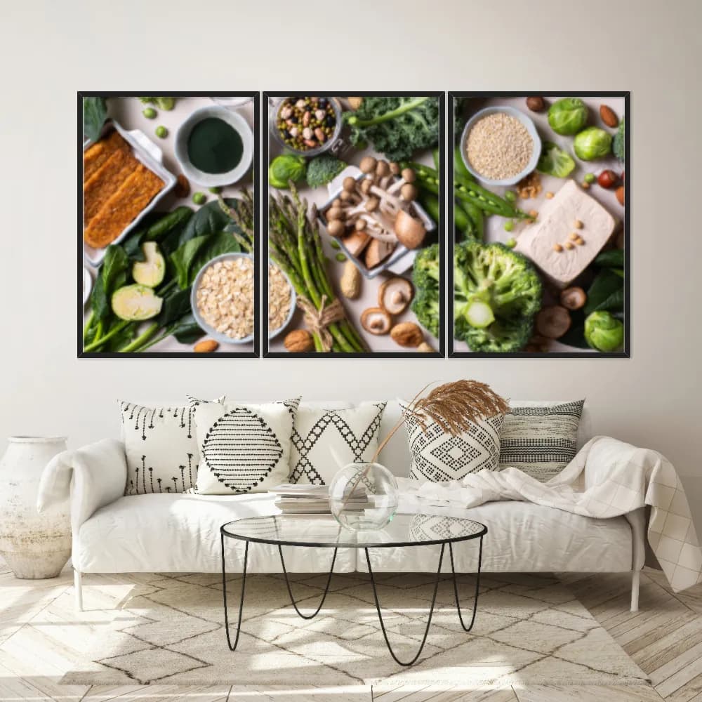 Kit Quadros Decorativos Verduras E Legumes