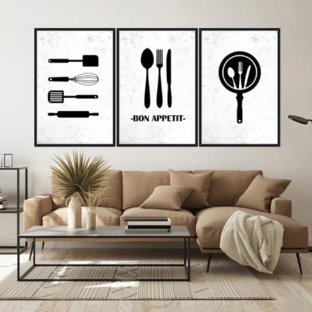 Kit Quadros Decorativos Colheres