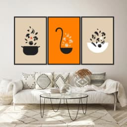 Kit Quadros Decorativos Panela