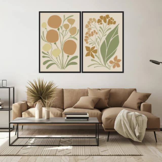 Kit Quadros Decorativos Minimalista