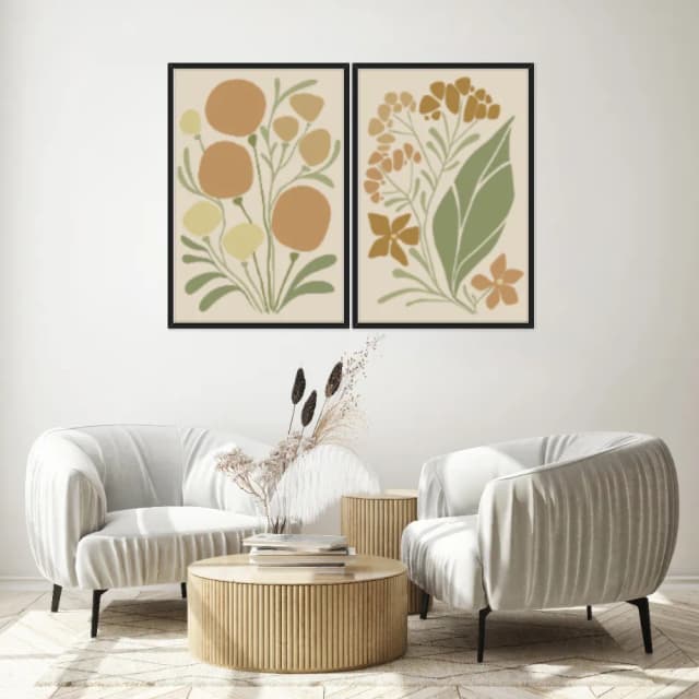 Kit Quadros Decorativos Minimalista